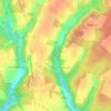 Mapa topográfico Étang de la Roche, altitud, relieve