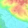 Mapa topográfico Турово, altitud, relieve