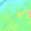 Mapa topográfico Rio Pao, altitud, relieve