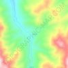 Mapa topográfico Yuvacık, altitud, relieve