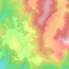 Mapa topográfico Ayvacık Yaylası, altitud, relieve