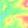 Mapa topográfico Demircidere, altitud, relieve
