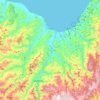 Mapa topográfico Fatsa, altitud, relieve