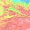 Mapa topográfico Tokat, altitud, relieve