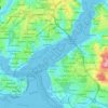 Mapa topográfico Üsküdar, altitud, relieve