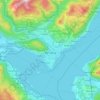 Mapa topográfico Verbania, altitud, relieve
