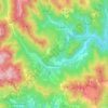 Mapa topográfico Posina, altitud, relieve